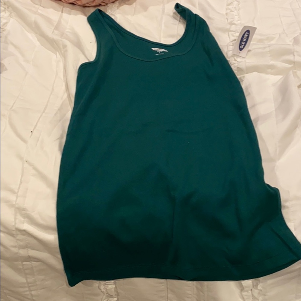 Green old navy tank top